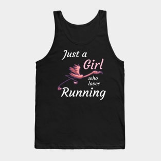 Just a girl who loves running Tank Top